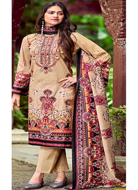 Luxury SN 1036 By Sobia Nazir Cotton Pakistani Dress Material Suppliers In Mumbai